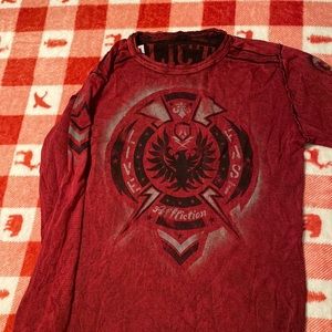 Affliction Long sleeve thermal never worn reversible
